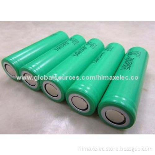 cylindrical rechargeable battery li-ion icr18650 3.7v 2200